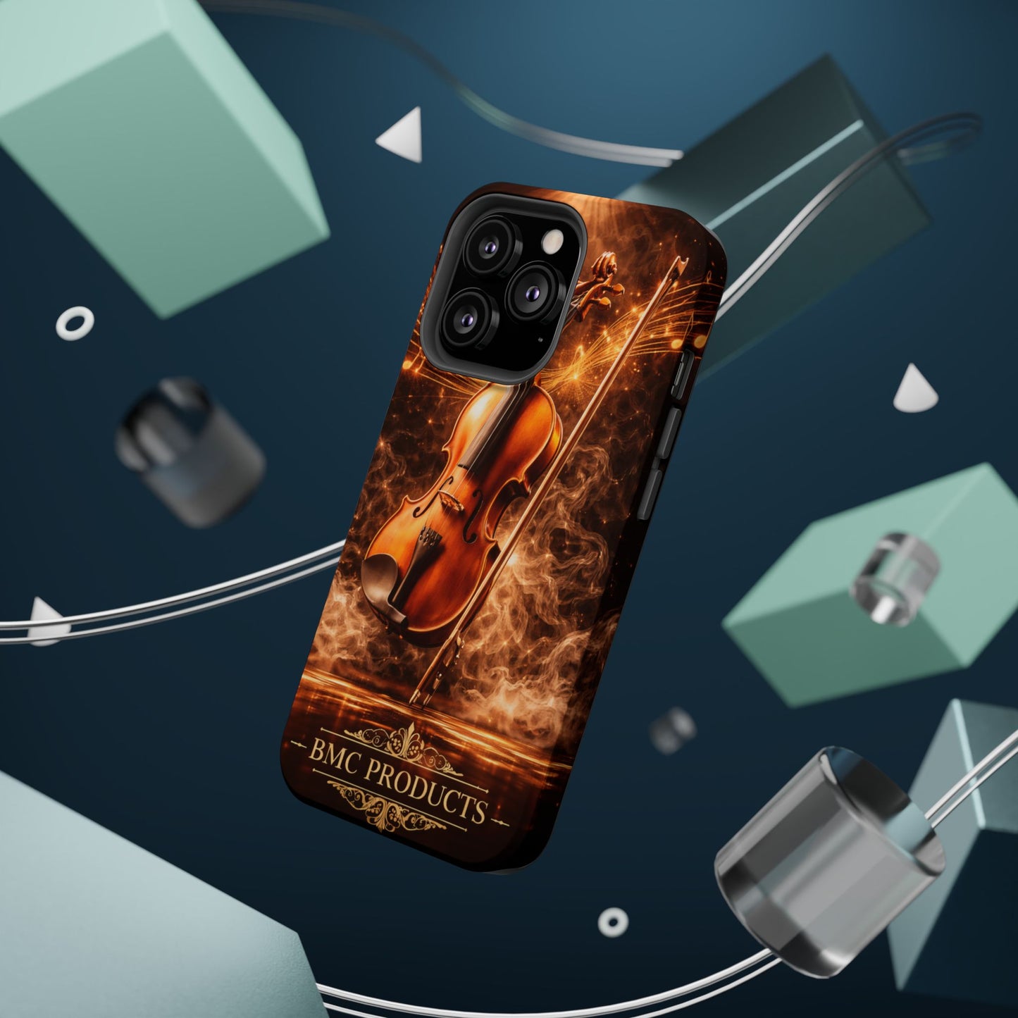 "Funda Magnética Reforzada Magnética Reforzada violin 🎻🔥 “Toca con el alma. Quema con cada nota.” 🔥🎻