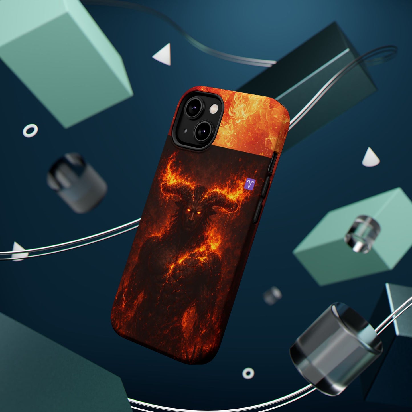 "Funda Magnética Reforzada ♈ Aries — Espíritu de fuego"