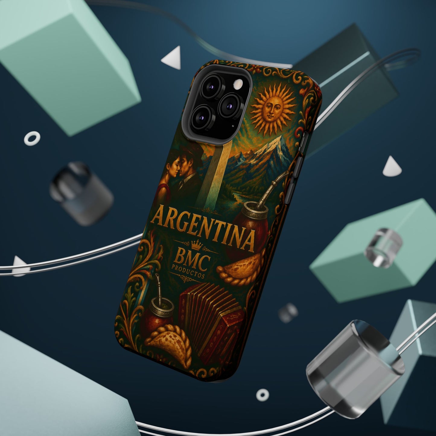 "Funda Magnética Reforzada Argentina: Pasión, Tradición y Tierra de Sueños🔥🏞️"