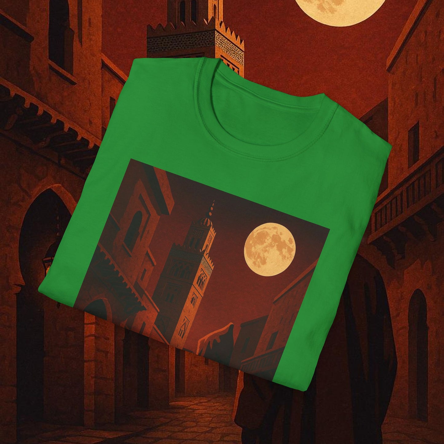 "Camiseta  Marruecos: Magia del Desierto y Ciudades de Mil Colores 🐪🏜️🕌"