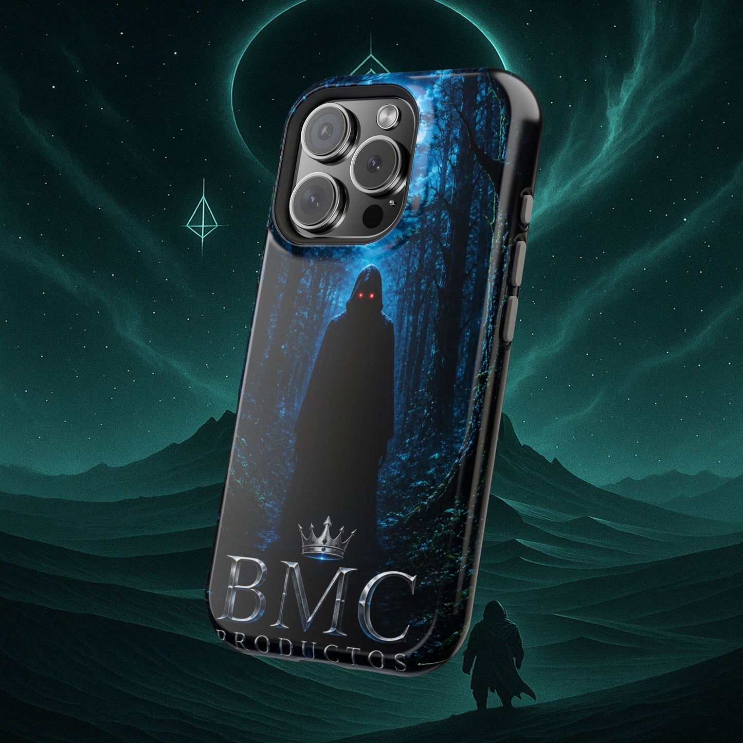 "Funda Magnética Reforzada🖤 El Vigía del Bosque Oscuro"