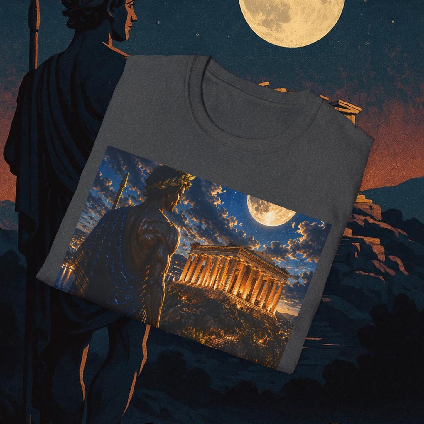 "Camiseta Grecia: Cuna de Dioses, Maravillas y Filosofía 🌊🏛️⚡"