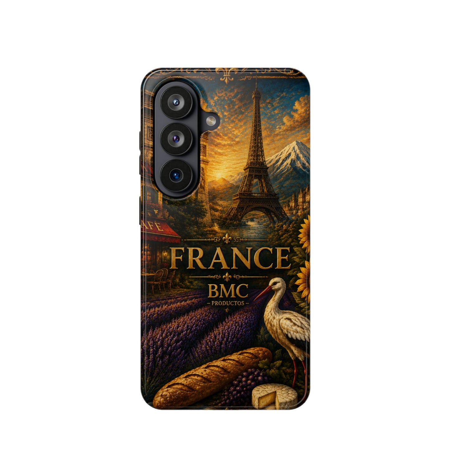 "Funda Magnética Reforzada Francia: Romance bajo la Luna 🌙🗼✨"