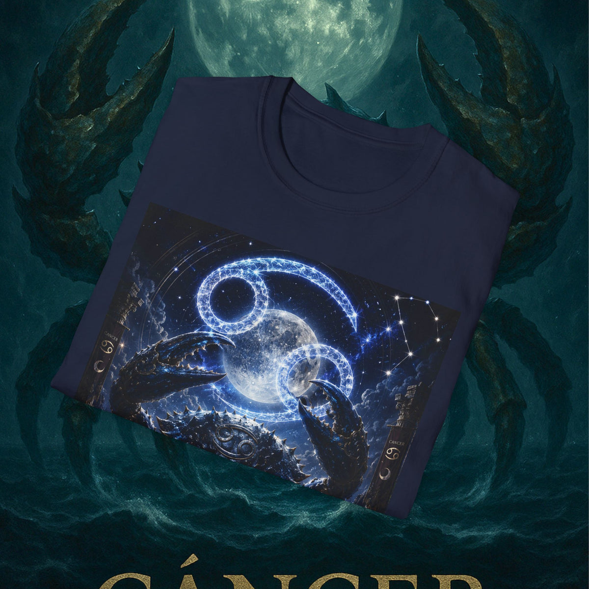 "Camiseta ♋ Cáncer — Guardián de las profundidades"