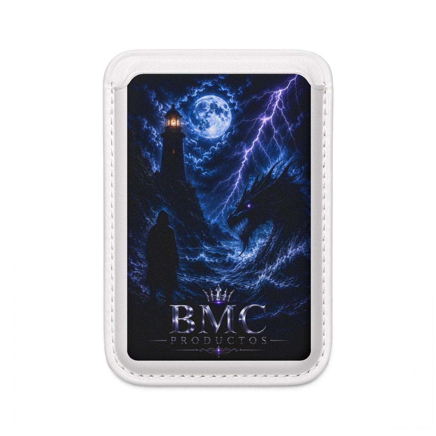 "🖤 Cartera Mística Vegana - Compatible con MagSafe® 🐉 El Despertar del Leviatán"