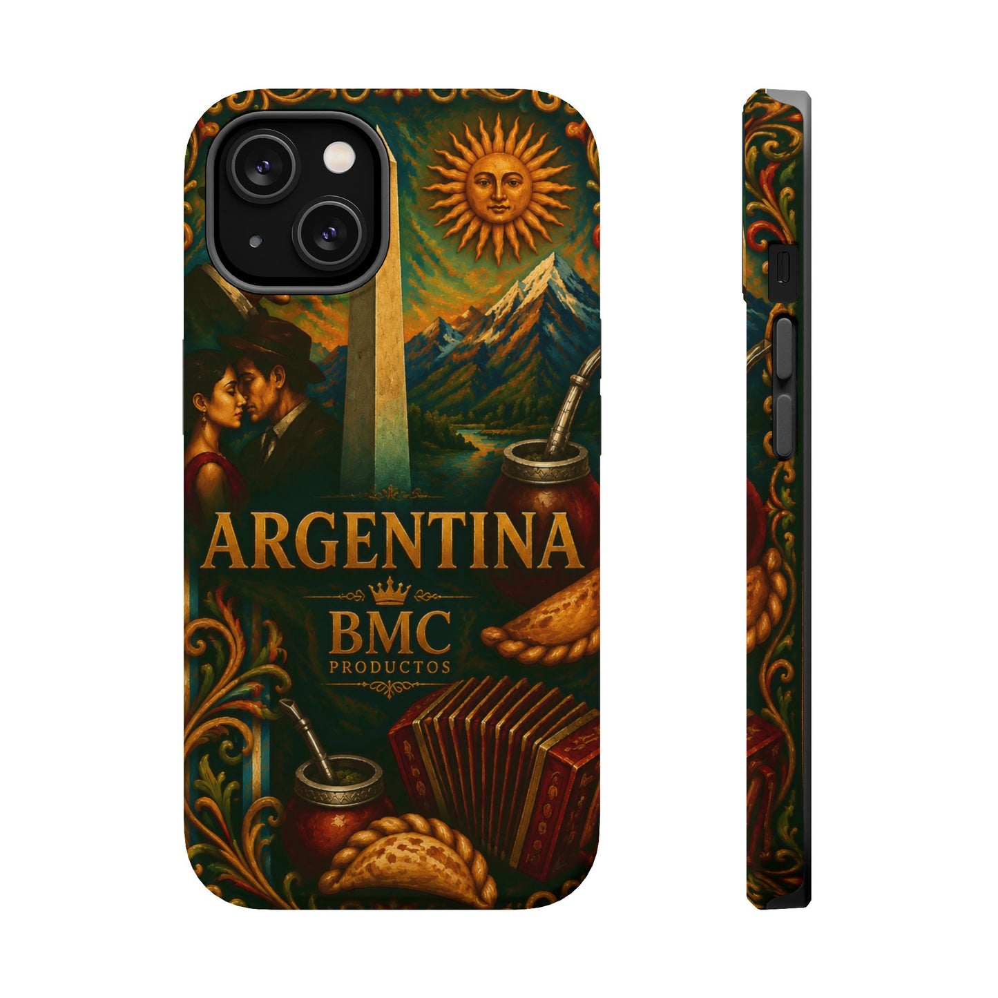 "Funda Magnética Reforzada Argentina: Pasión, Tradición y Tierra de Sueños🔥🏞️"