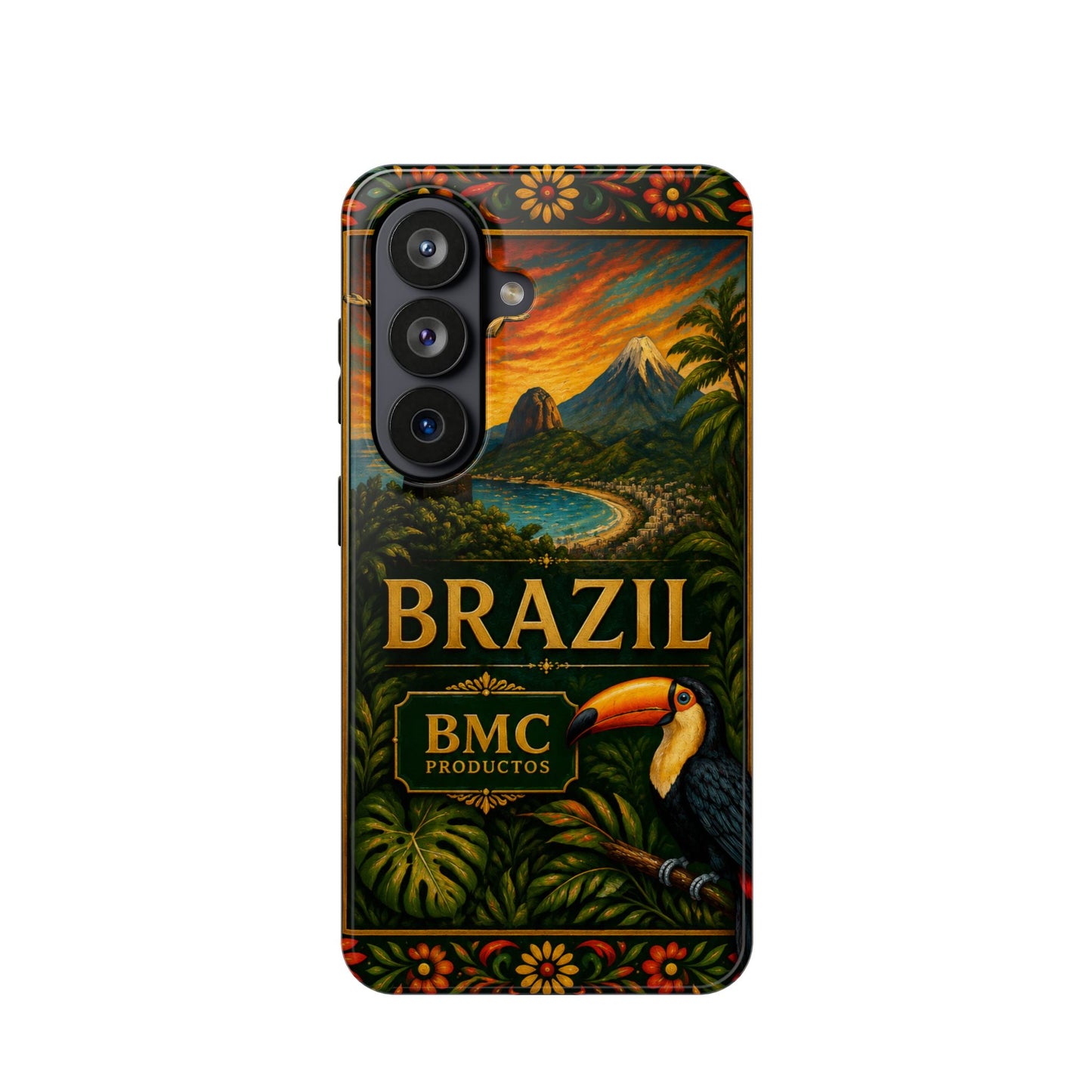 "Funda Magnética Reforzada Magnética Reforzada Brasil: Ritmo, Naturaleza y Alegría Infinita 🎶🌴🏖️"