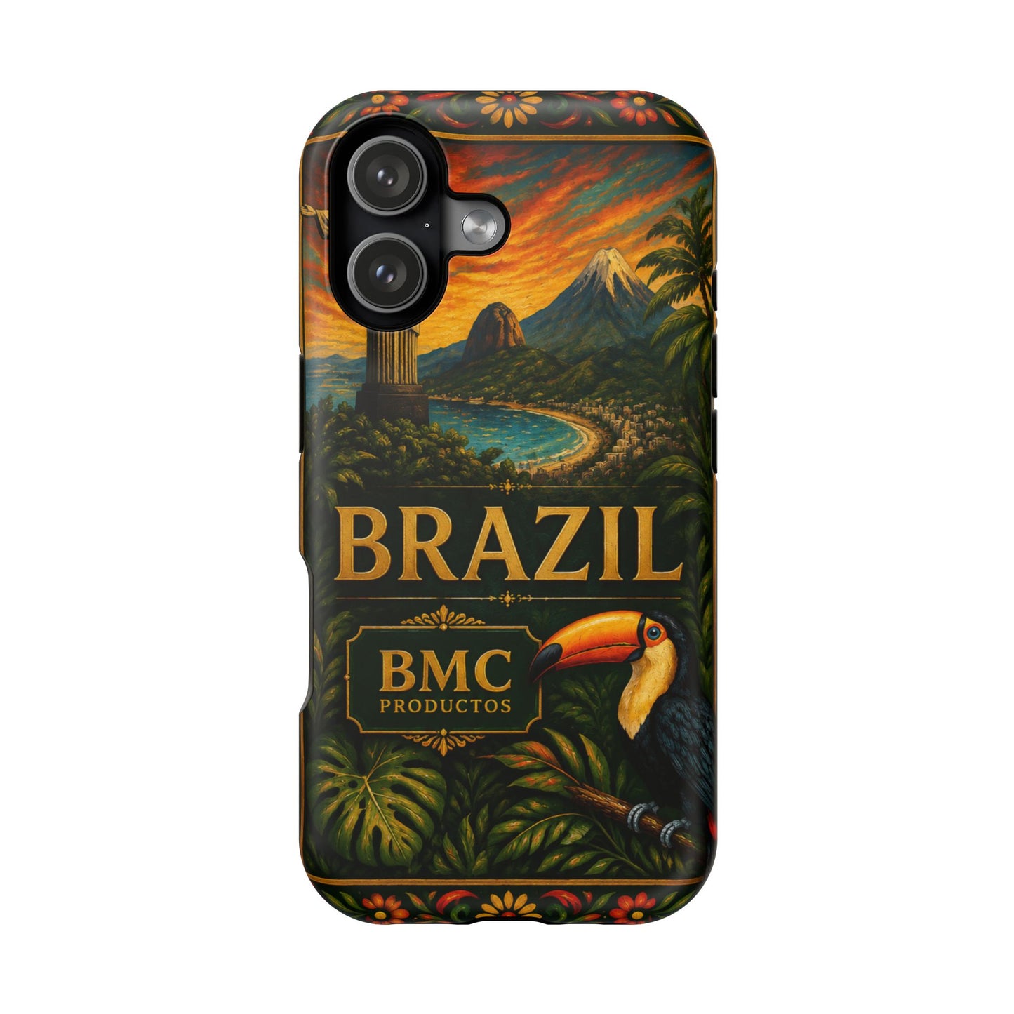 "Funda Magnética Reforzada Magnética Reforzada Brasil: Ritmo, Naturaleza y Alegría Infinita 🎶🌴🏖️"