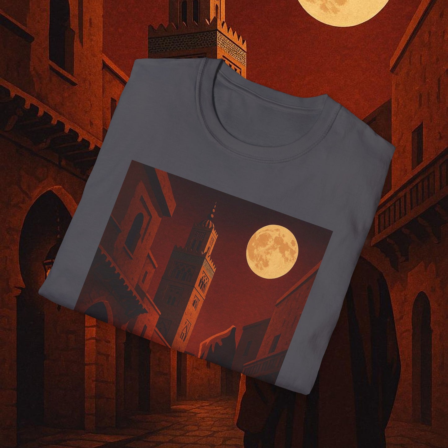 "Camiseta  Marruecos: Magia del Desierto y Ciudades de Mil Colores 🐪🏜️🕌"