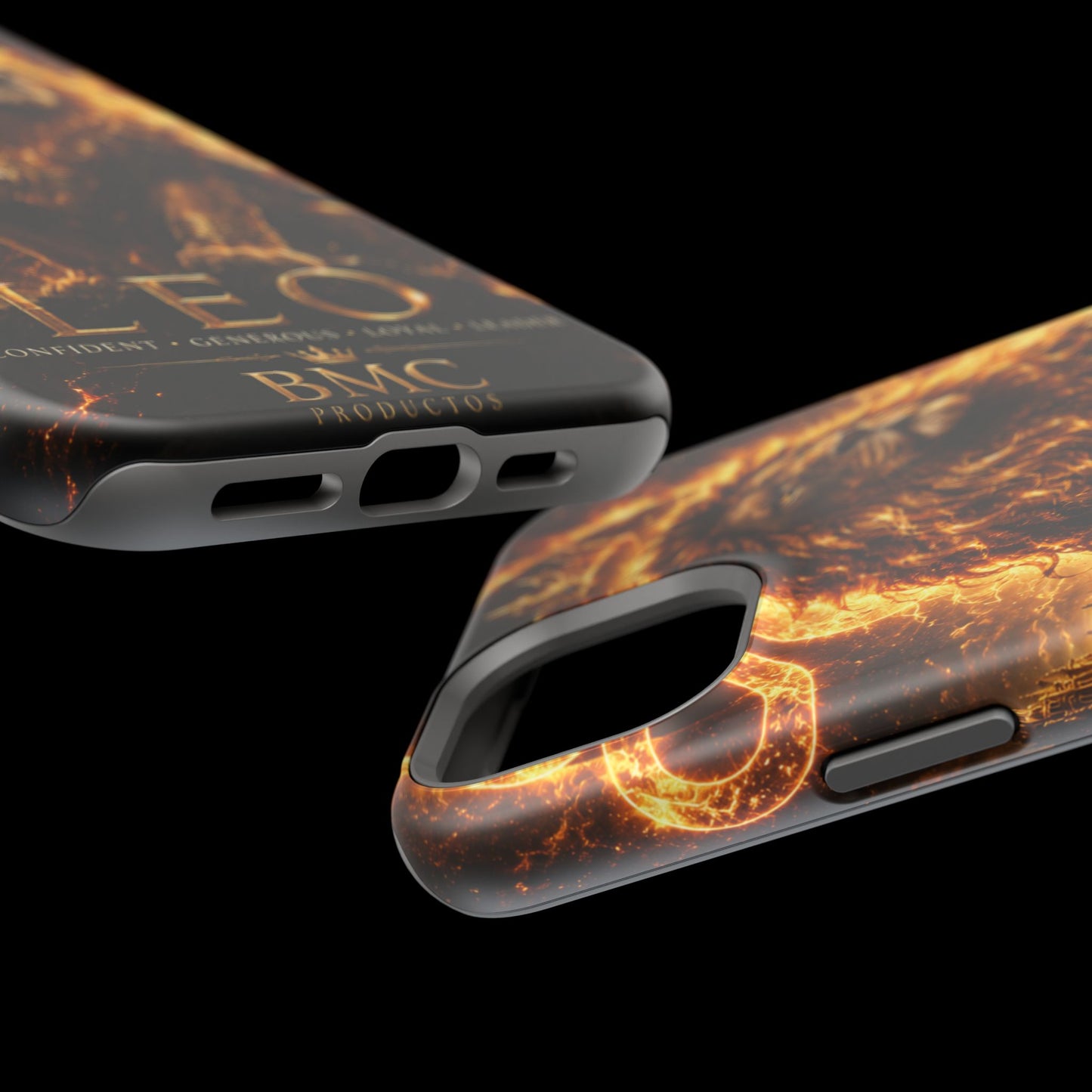 "Funda Magnética Reforzada ♌ Leo — Soberano del fuego eterno"