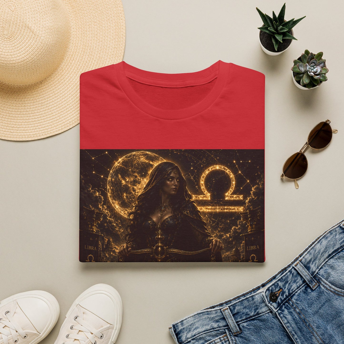 "Camiseta LIBRA – La Guardiana del Equilibrio"