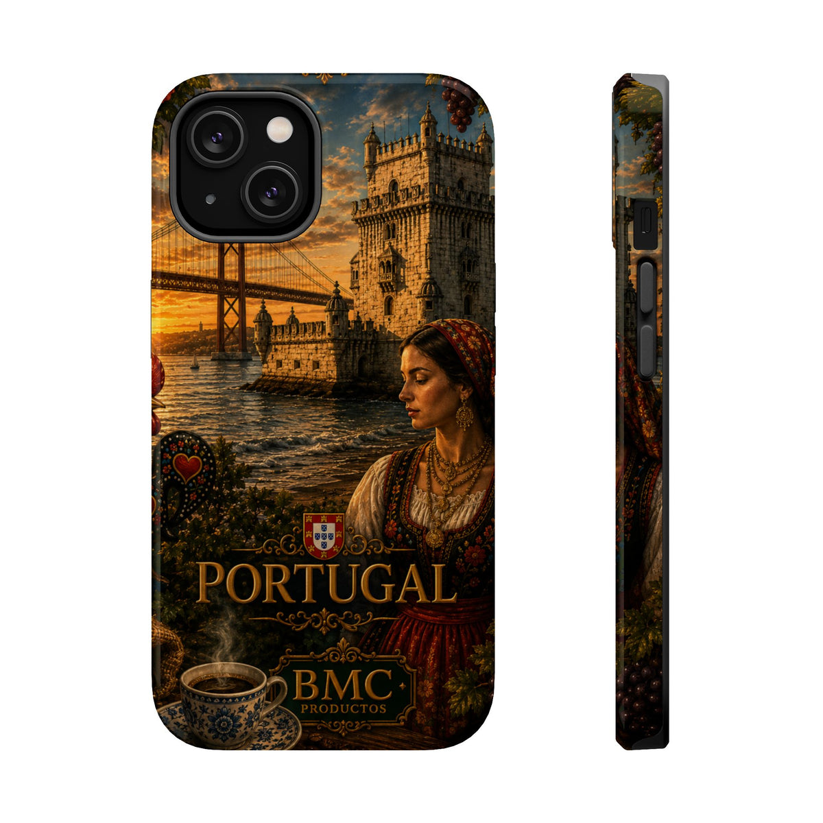 "Reinforced Magnetic Case Portugal: Atlantic Charm, Fados and Azulejos 🌊🎶🧿"