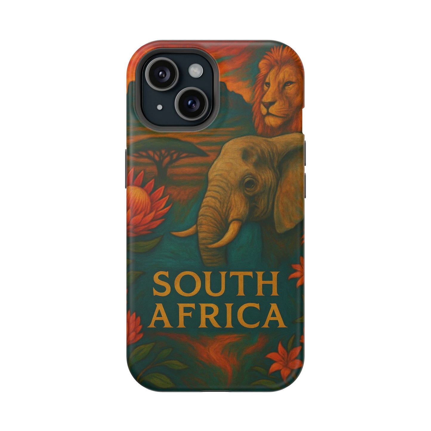 "Funda Magnética Reforzada Magnética Reforzada Sudáfrica 🌍 – Un mundo de aventuras y diversidad"