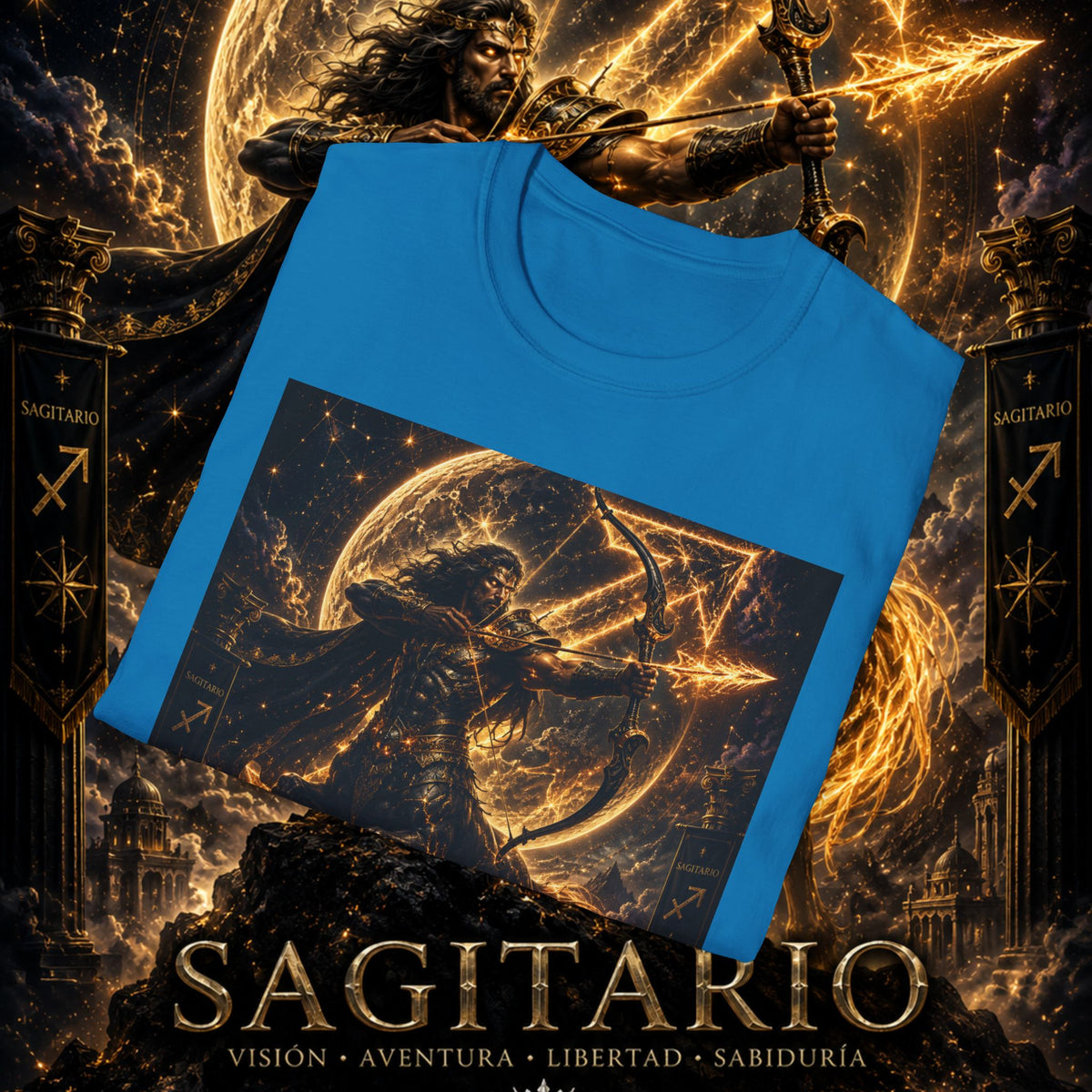 "Camiseta Sagitario – El Cazador del Horizonte"