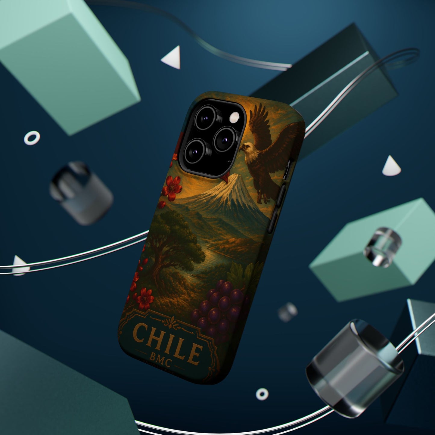 "Funda Magnética Reforzada Magnética Reforzada Chile: Naturaleza Indómita y Horizontes Eternos 🏔️🍇🏜️"