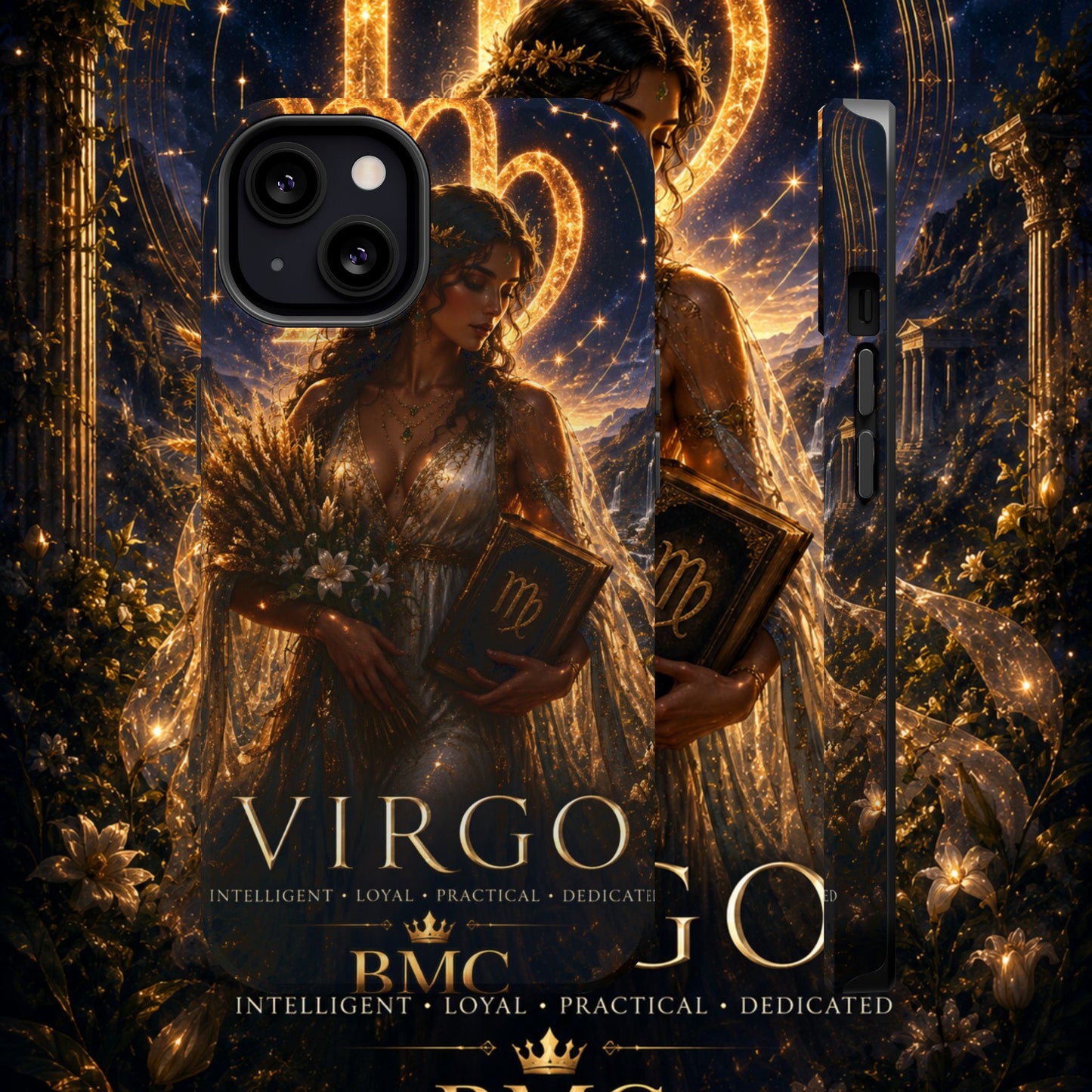 "Funda Magnética Reforzada ♍ Virgo-La Guardiana del Conocimiento"