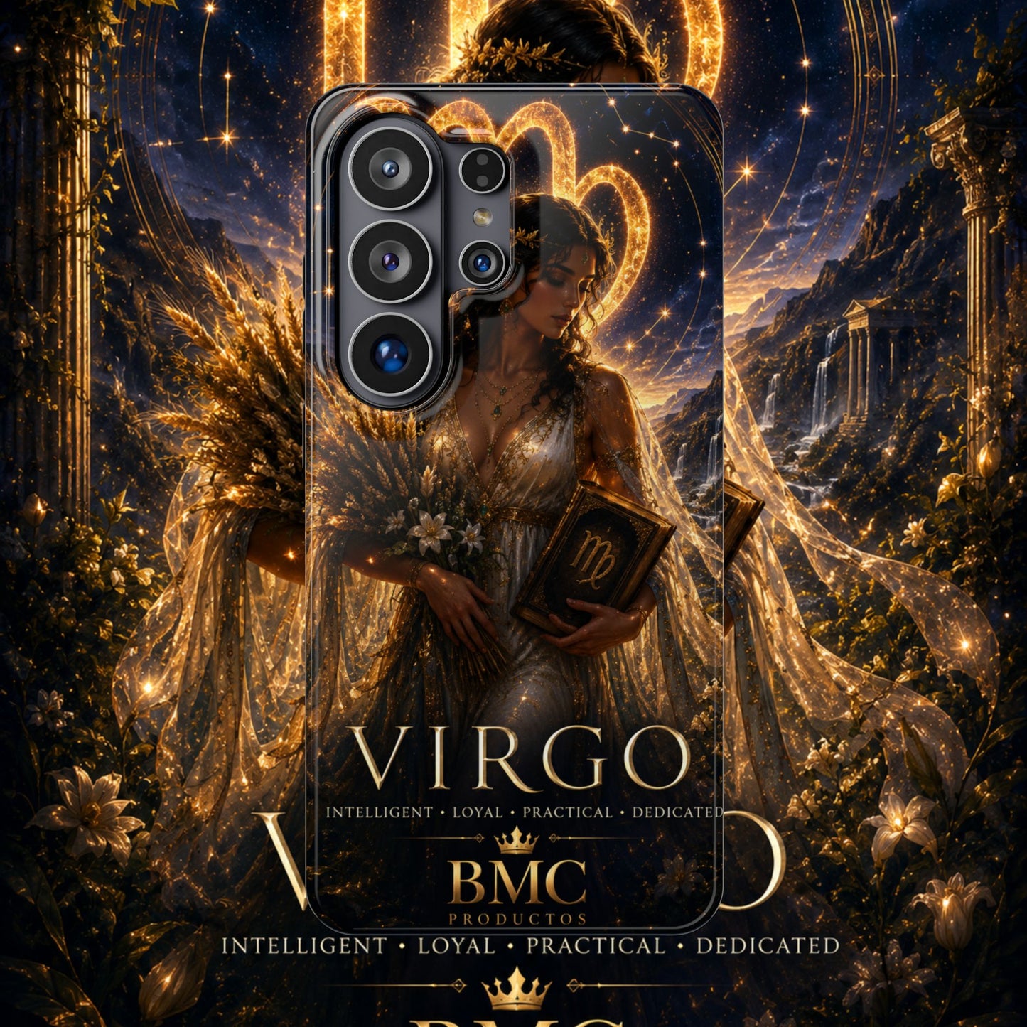 "Funda Magnética Reforzada ♍ Virgo-La Guardiana del Conocimiento"