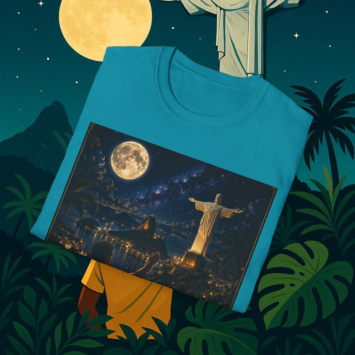 "Camiseta Brasil: Ritmo, Naturaleza y Alegría Infinita 🎶🌴🏖️"