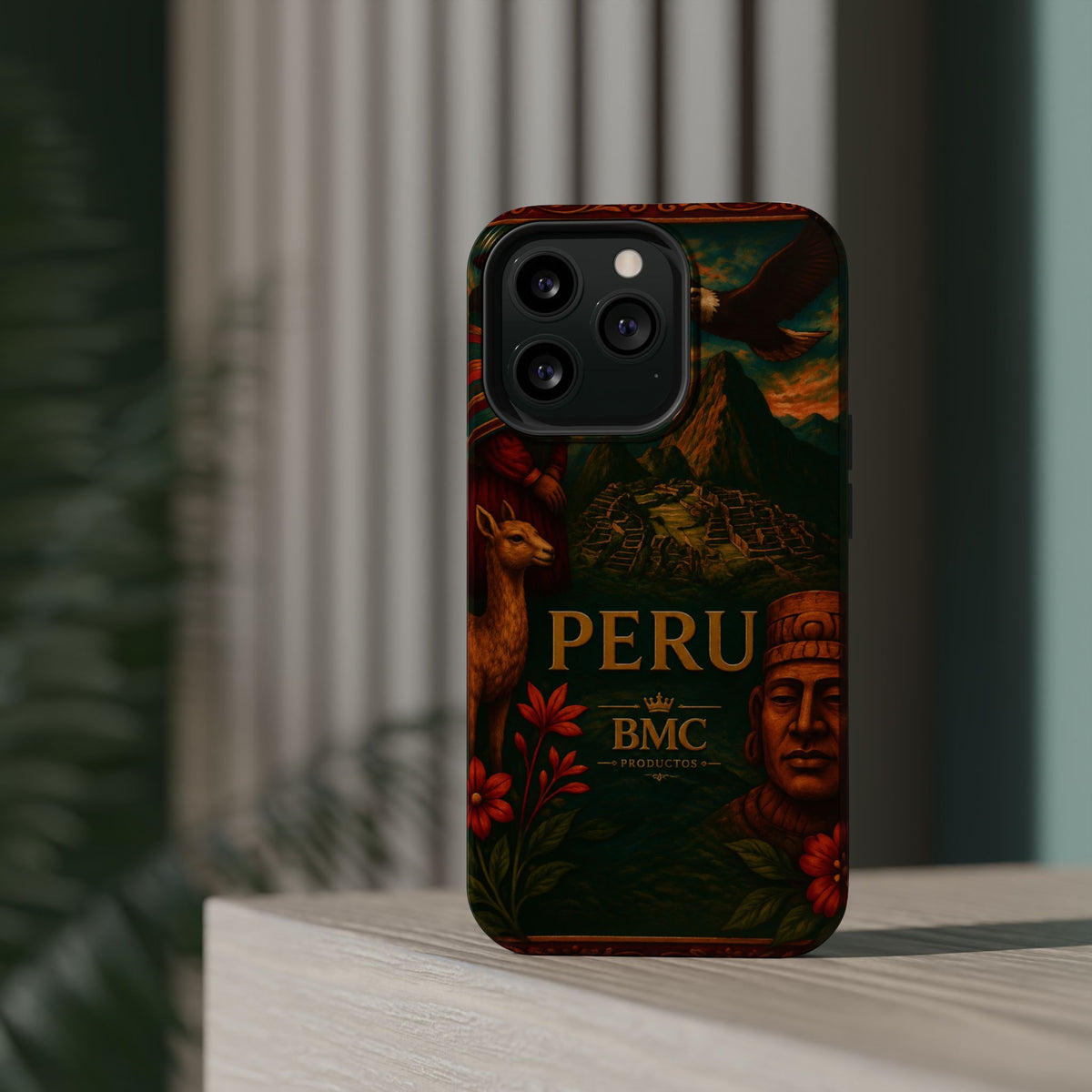 "Peru: Mysticism, History, and Eternal Wonders Reinforced Magnetic Case 🏔️🦙🛕"