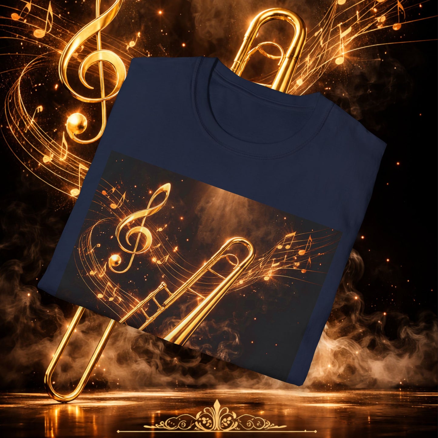 "Camiseta Trombón 🎷🔥No todos los fuegos hacen ruido… algunos tocan el alma.” 🔥🎷