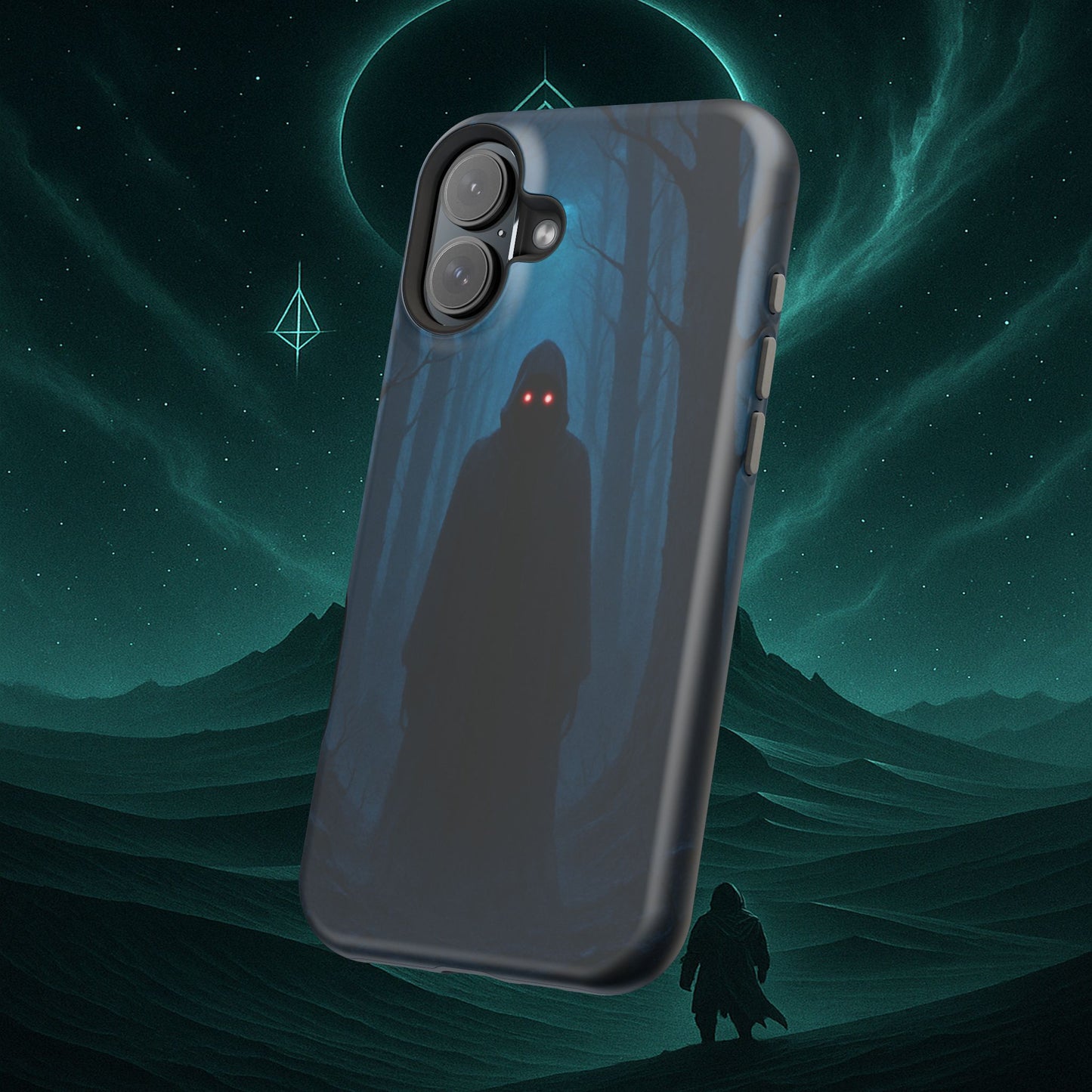 "Funda Magnética Reforzada🖤 El Vigía del Bosque Oscuro"