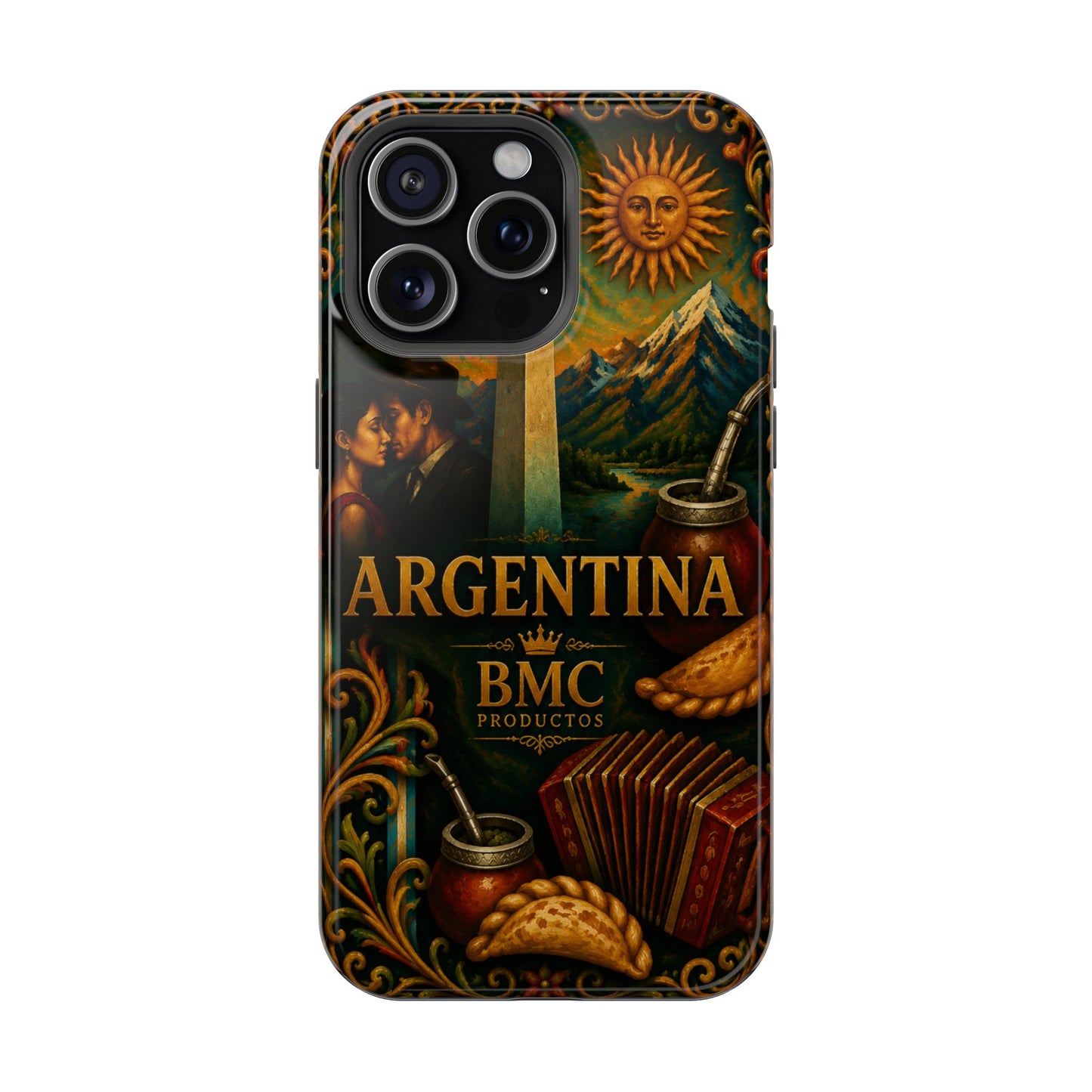 "Funda Magnética Reforzada Argentina: Pasión, Tradición y Tierra de Sueños🔥🏞️"