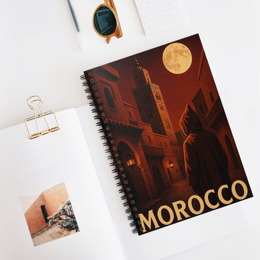 "libreta Marruecos: Magia del Desierto y Ciudades de Mil Colores 🐪🏜️🕌"