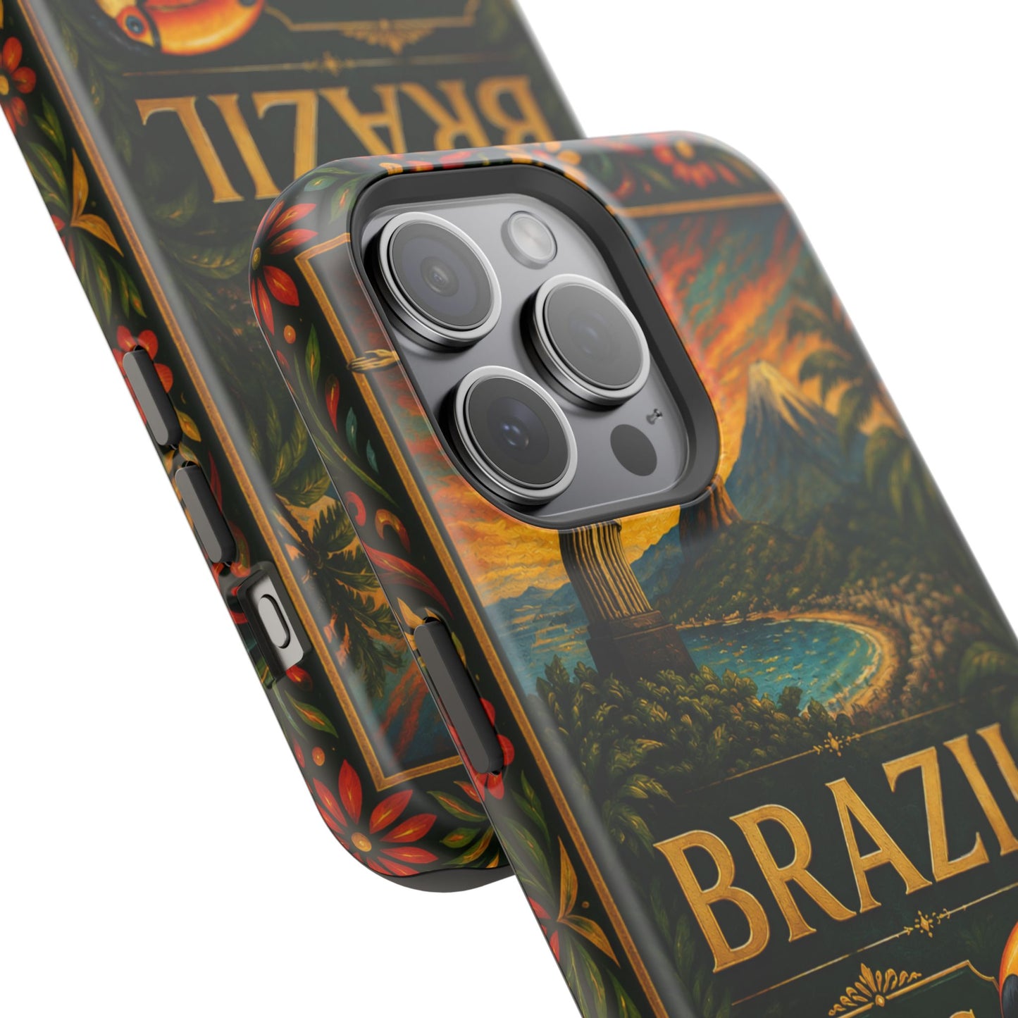 "Funda Magnética Reforzada Magnética Reforzada Brasil: Ritmo, Naturaleza y Alegría Infinita 🎶🌴🏖️"