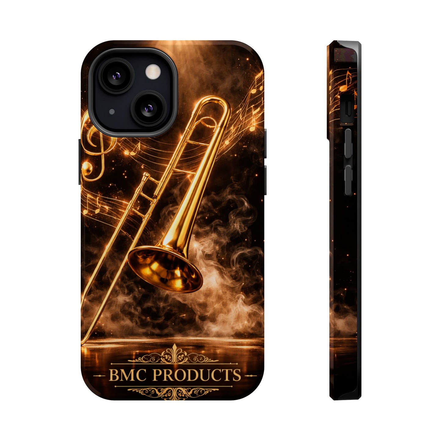 "Funda Magnética Reforzada Magnética Reforzada Trombón 🎷🔥No todos los fuegos hacen ruido… algunos tocan el alma.” 🔥🎷