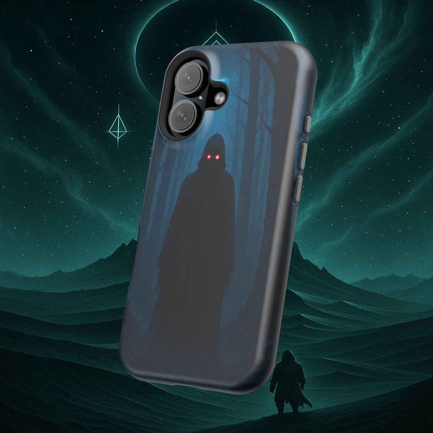 "Funda Magnética Reforzada🖤 El Vigía del Bosque Oscuro"