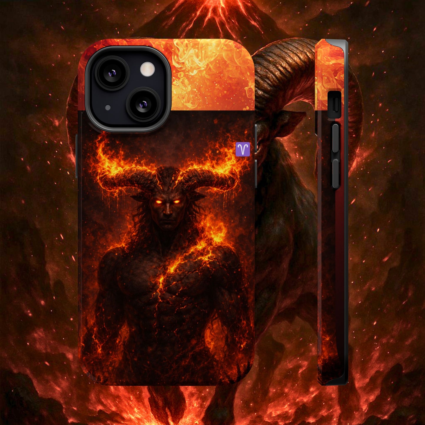 "Funda Magnética Reforzada ♈ Aries — Espíritu de fuego"