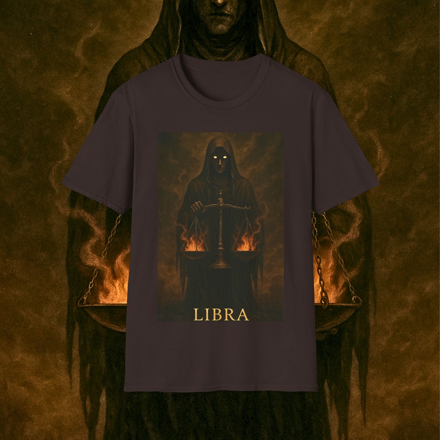 "Camiseta LIBRA – El Guardián del Equilibrio"