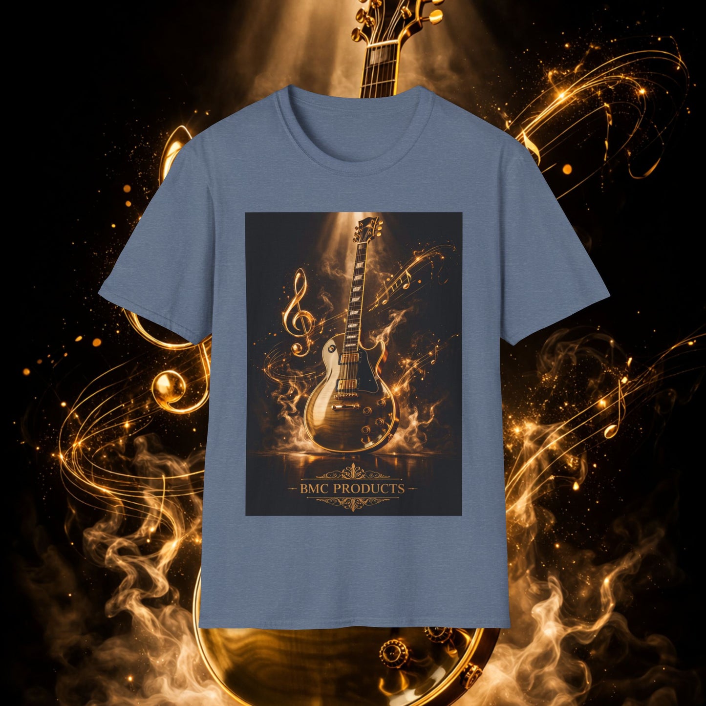 "Camiseta guitarra 🎸🔥Donde vibra una cuerda, nace una llamarada.” 🔥🎸