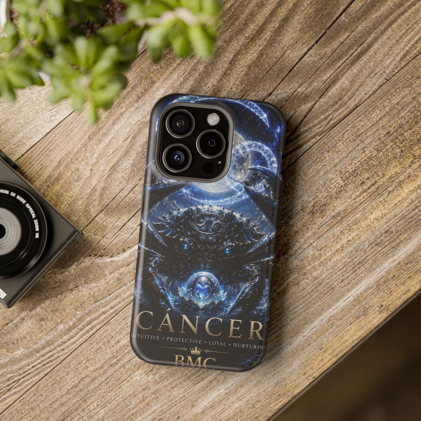 "Funda Magnética Reforzada ♋ Cáncer — Guardián de las profundidades""