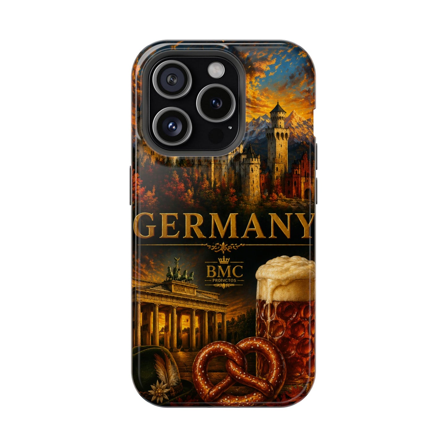 "Funda Magnética Reforzada Alemania: Fortaleza, Historia y Tradición 🎖️🏰🍺"