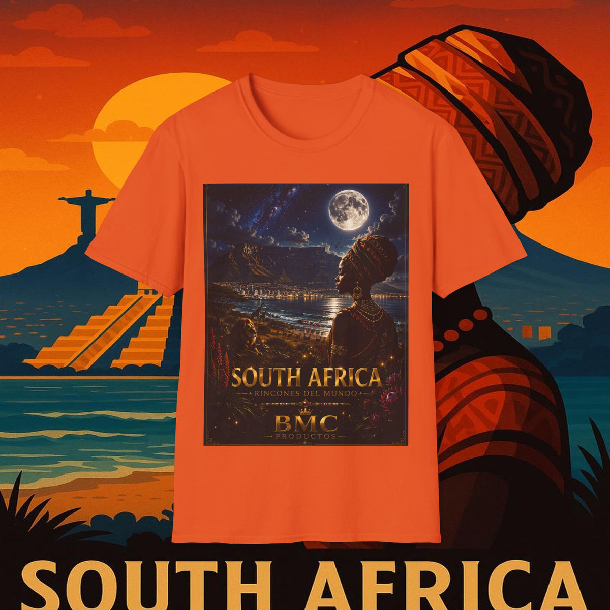 "Camiseta Sudáfrica 🌍 – Un mundo de aventuras y diversidad"