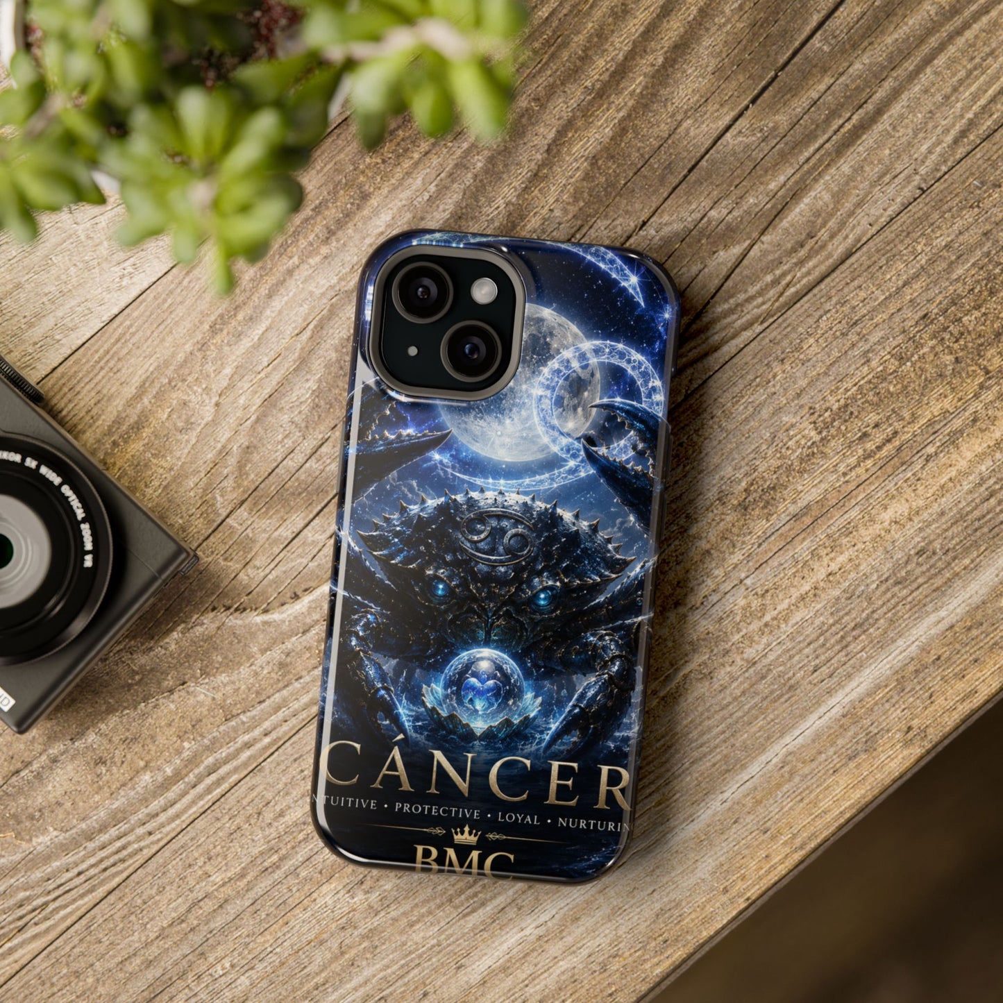 "Funda Magnética Reforzada ♋ Cáncer — Guardián de las profundidades""