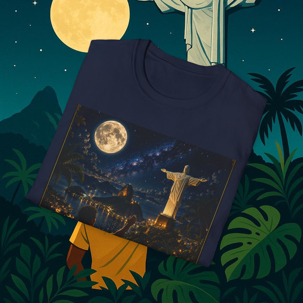 "Camiseta Brasil: Ritmo, Naturaleza y Alegría Infinita 🎶🌴🏖️"