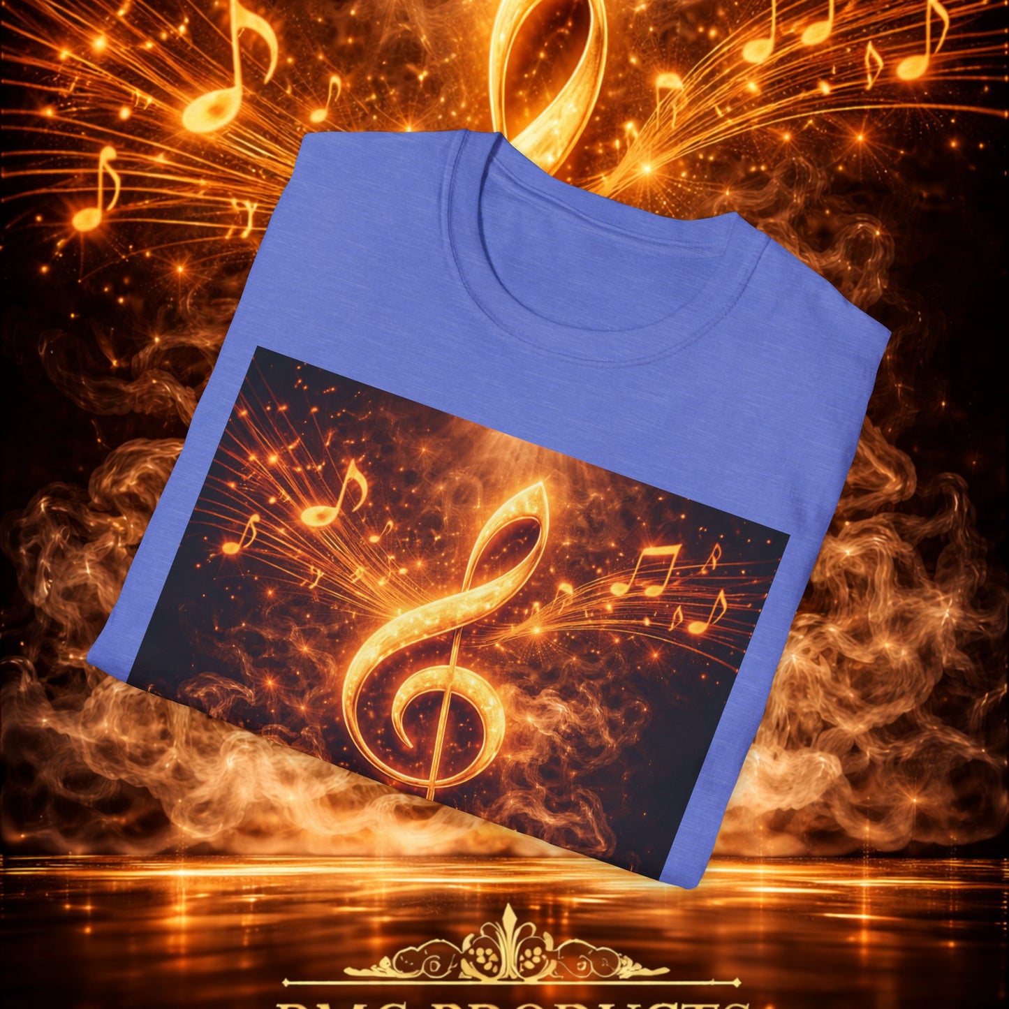 "Camiseta clave de sol 🎼🔥 “Donde nace una nota… nace una llama.” 🔥🎼
