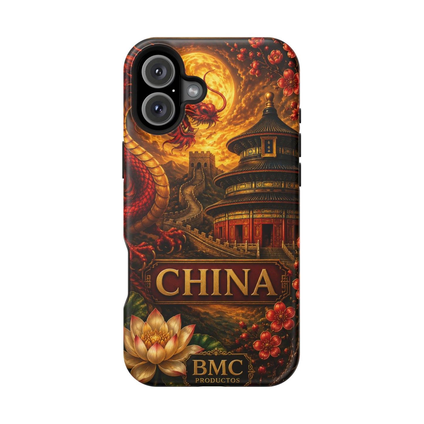 "Funda Magnética Reforzada Magnética Reforzada China – Dragones, murallas y leyendas eternas"