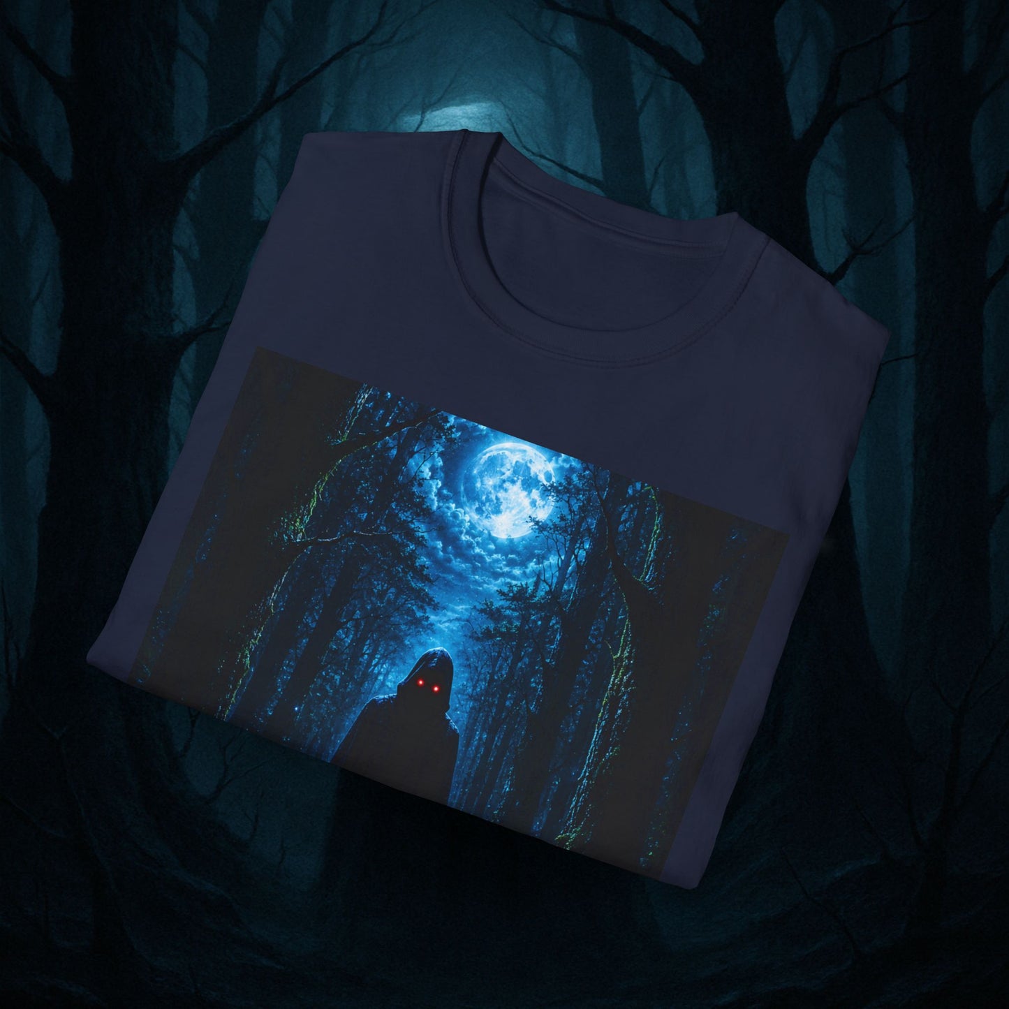 "Camiseta 🖤 El Vigía del Bosque Oscuro"