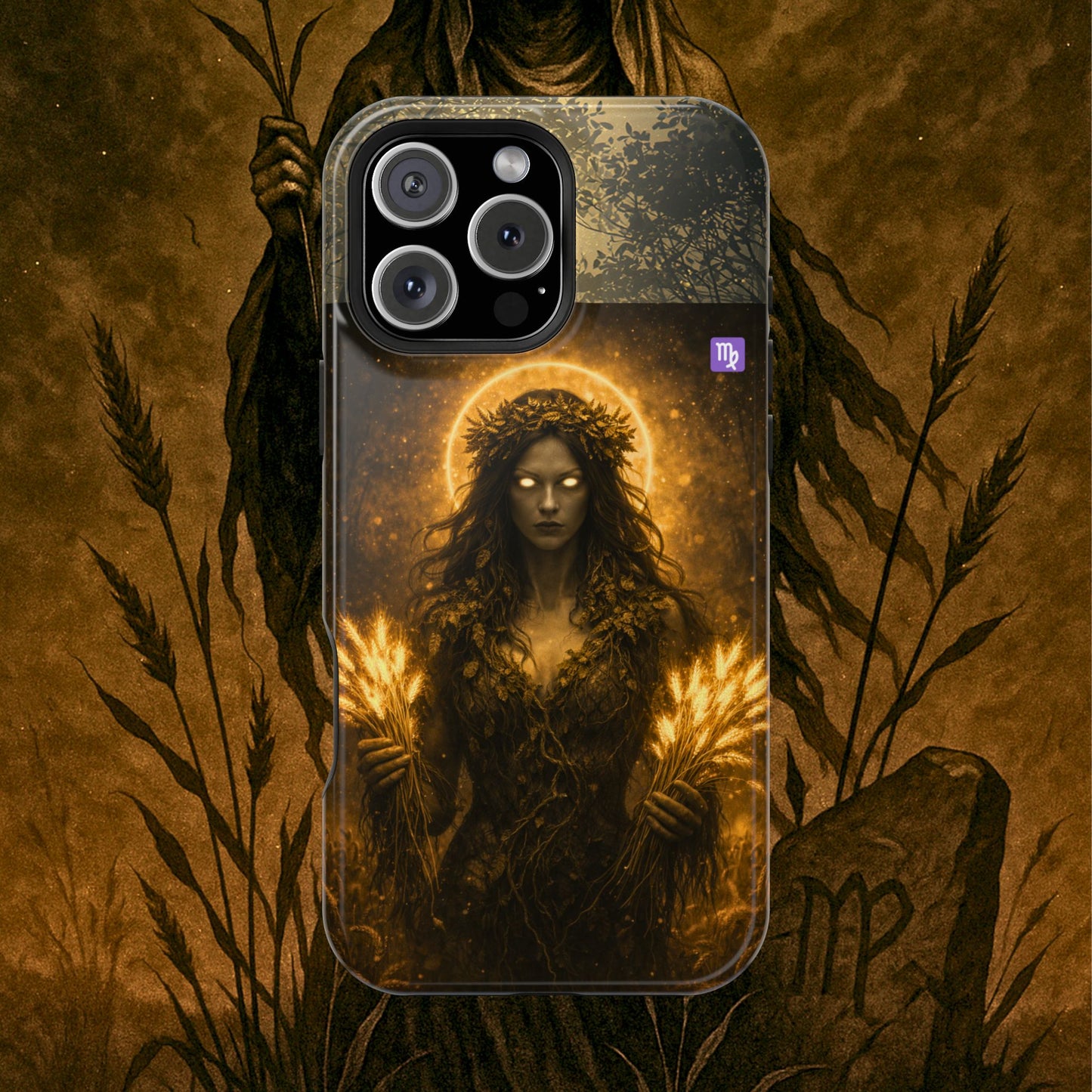 "Funda Magnética Reforzada ♍ Virgo-La Guardiana del Conocimiento"
