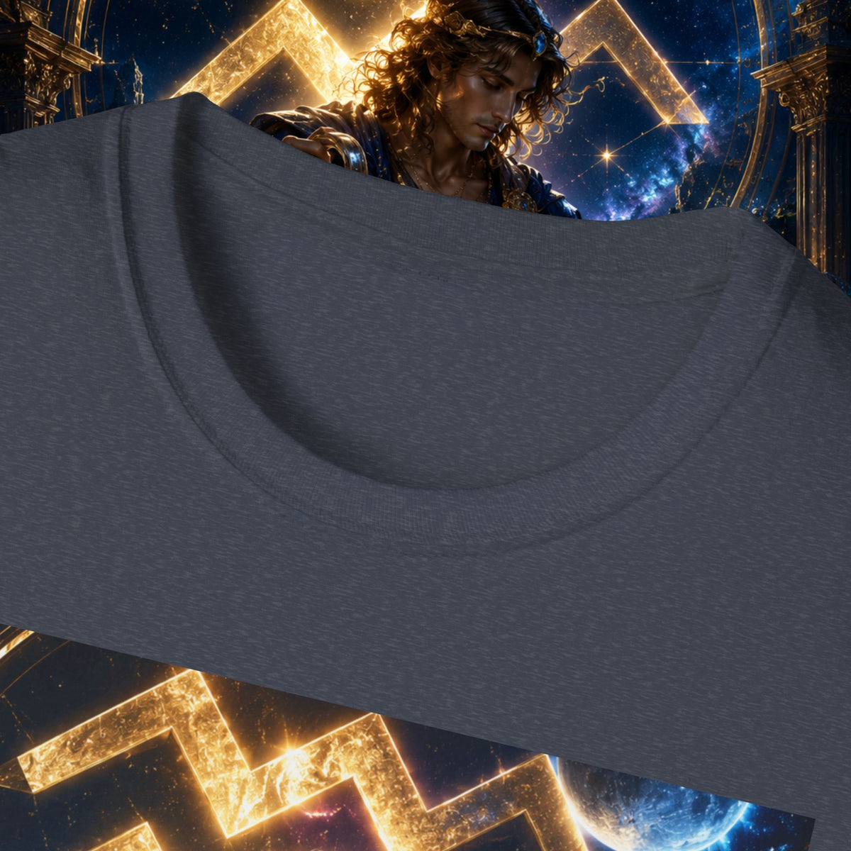 "Camiseta ♒ ACUARIO – El Visionario del Cielo y el Agua"