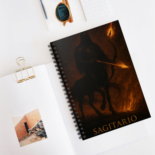 "libreta Sagitario – El Cazador del Horizonte"