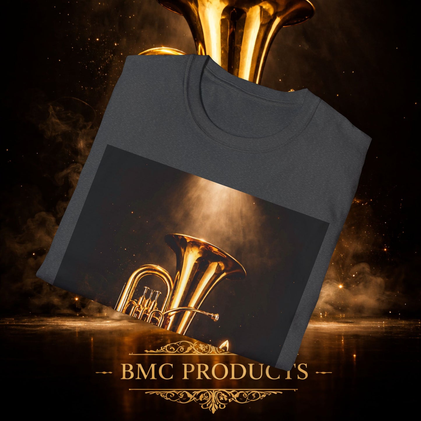 "Camiseta Tuba 🎺🔥 Cuando el alma suena, todo arde.”