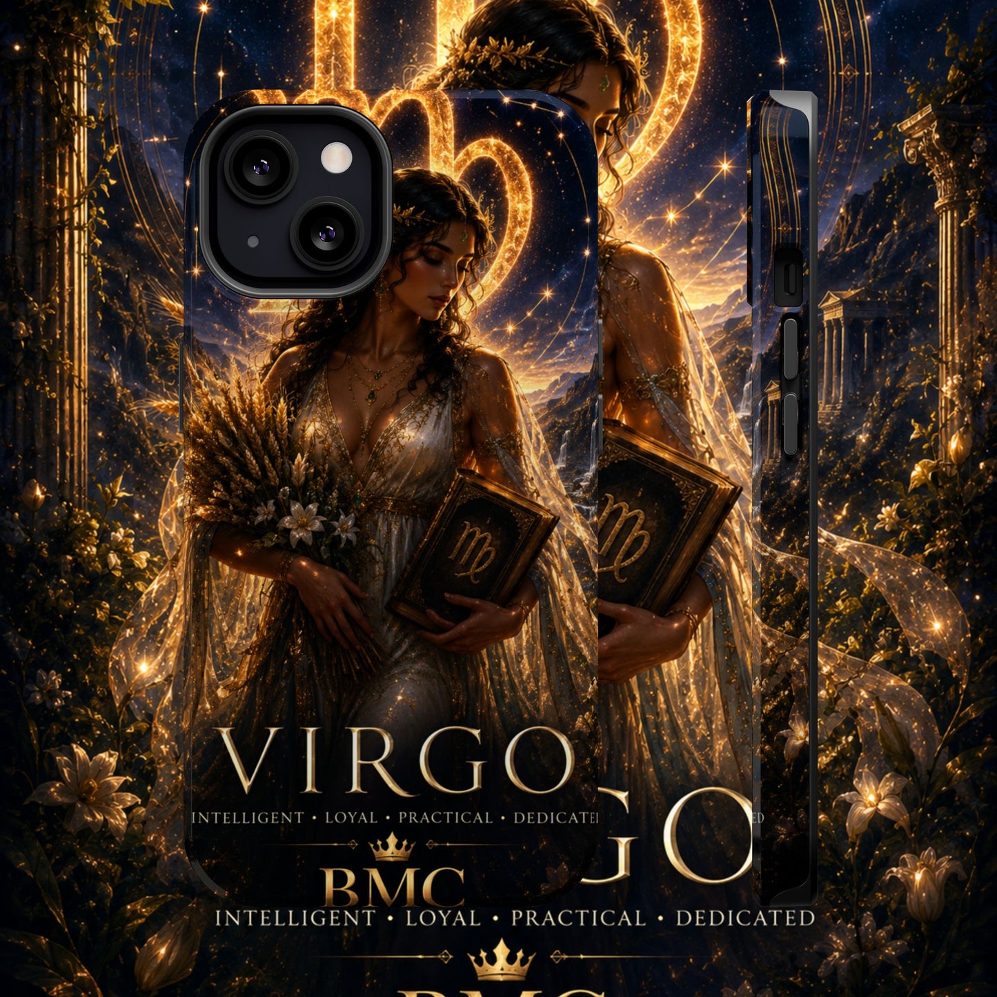 "Funda Magnética Reforzada ♍ Virgo-La Guardiana del Conocimiento"