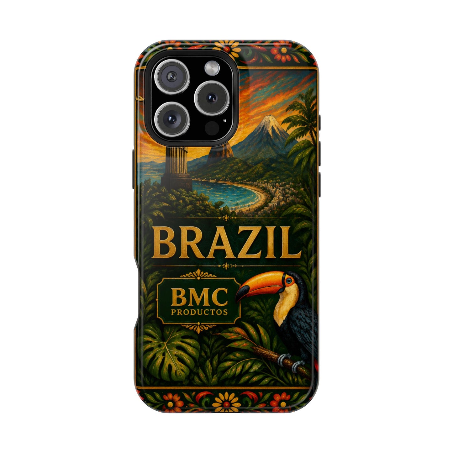 "Funda Magnética Reforzada Magnética Reforzada Brasil: Ritmo, Naturaleza y Alegría Infinita 🎶🌴🏖️"