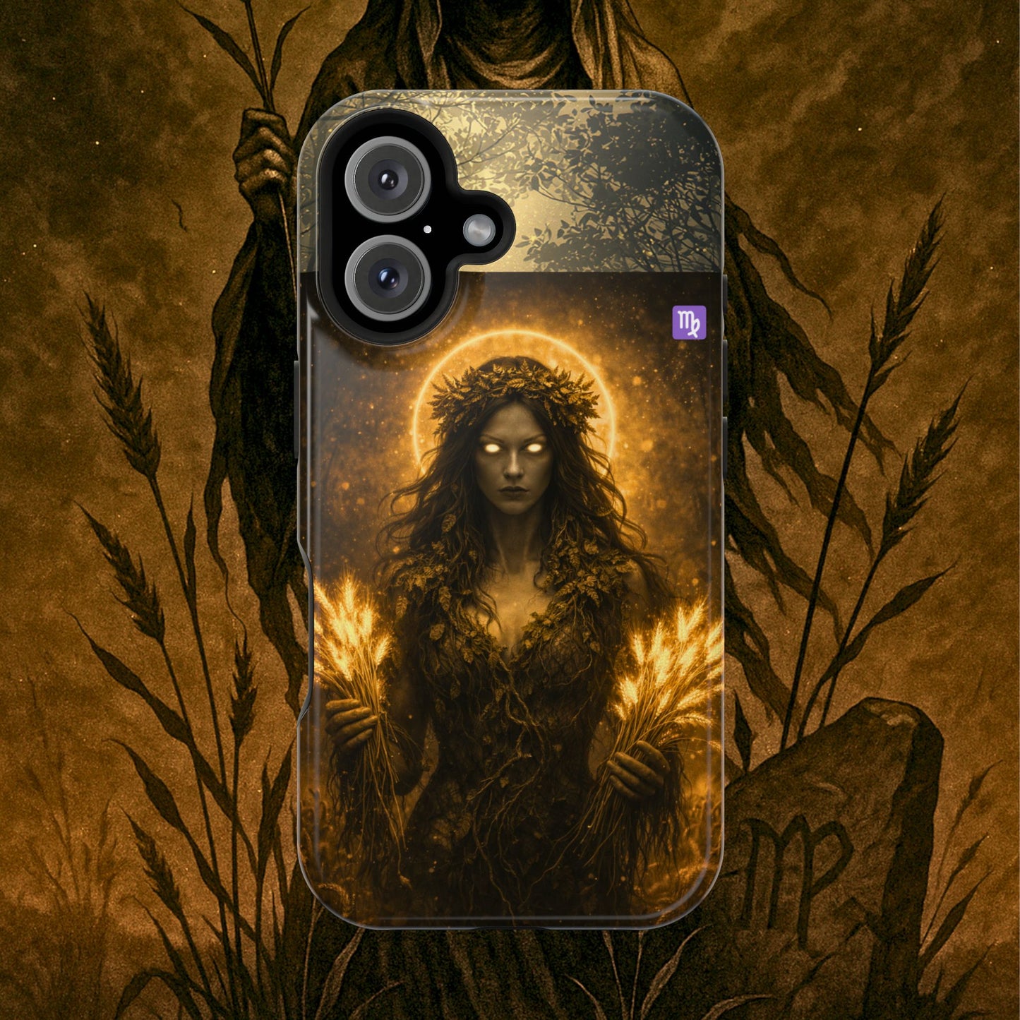 "Funda Magnética Reforzada ♍ Virgo-La Guardiana del Conocimiento"