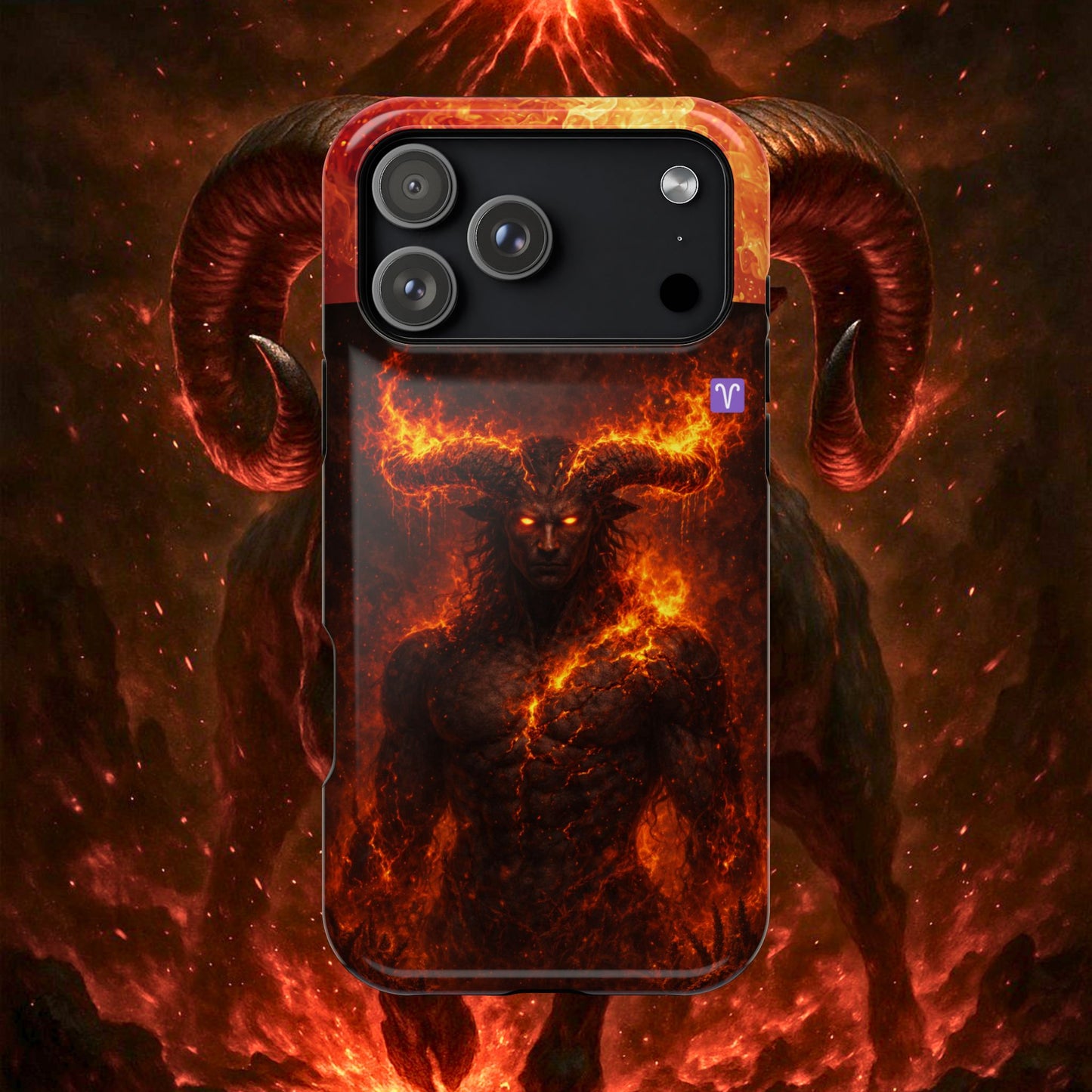 "Funda Magnética Reforzada ♈ Aries — Espíritu de fuego"