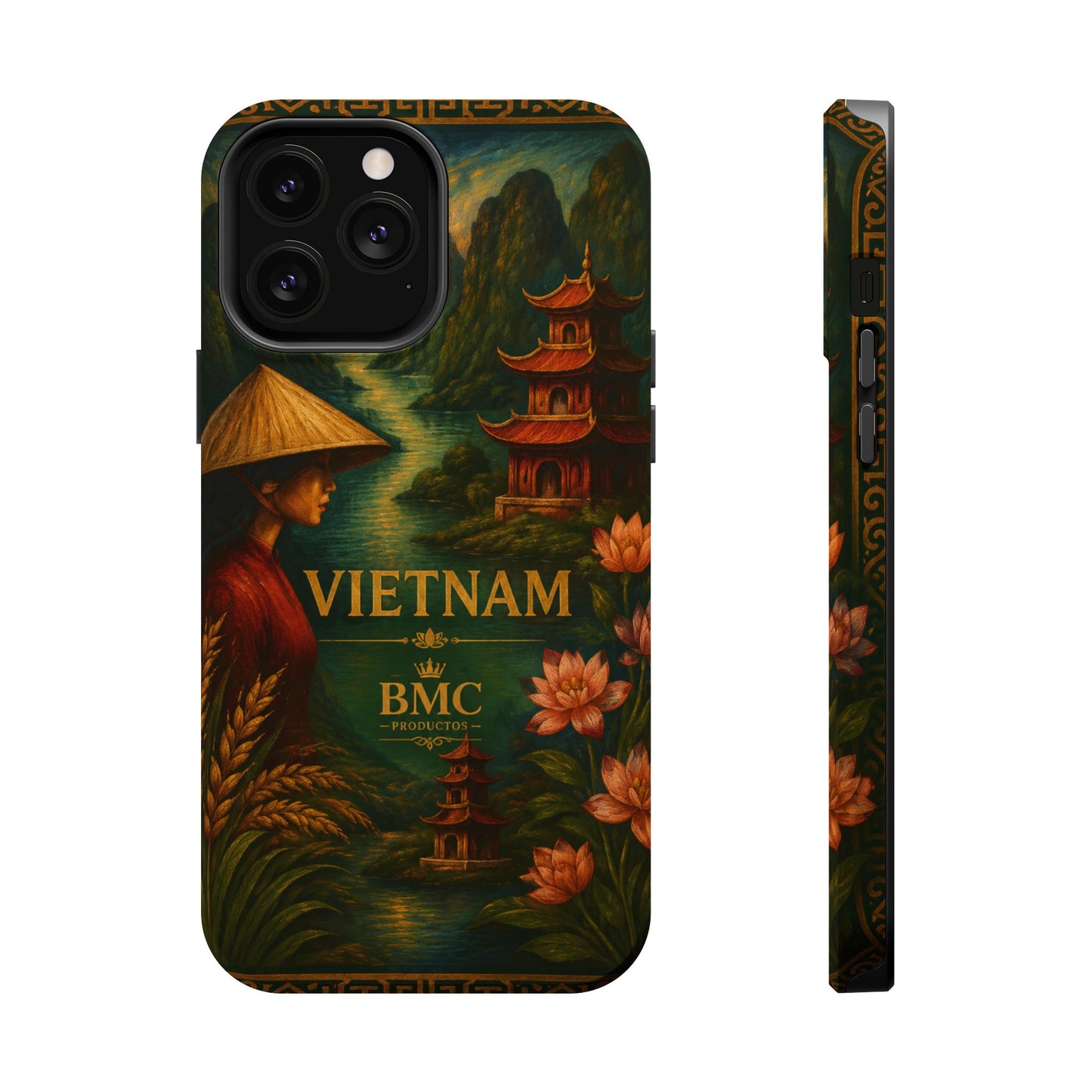 "Funda Magnética Reforzada Magnética Reforzada  Vietnam: Tradición, Naturaleza y Leyendas Ancestrales 🎋🏯🐉"